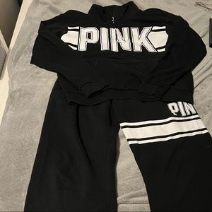 PINK boyfriend pant sweat suit